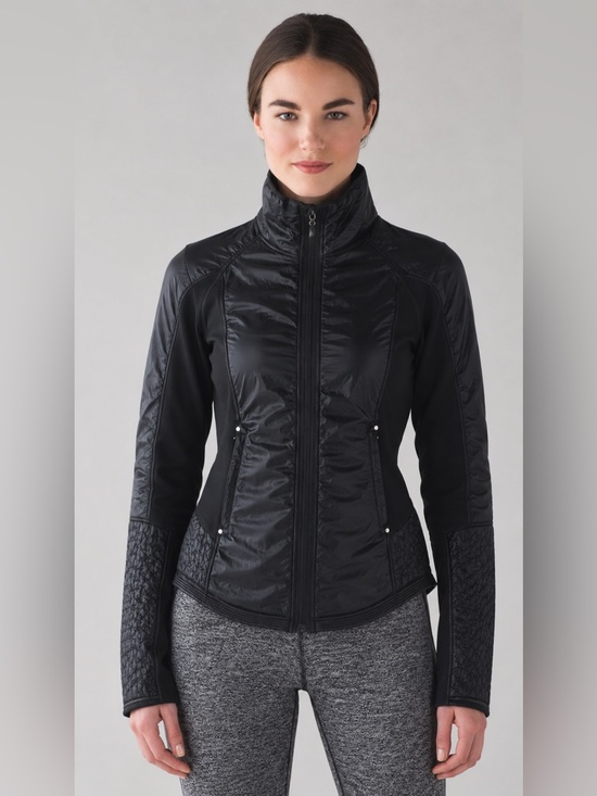 lululemon athletica Jackets & Blazers - Lululemon Full Zip Jacket Black Long Sleeves Zipper Pockets
